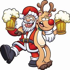 Image result for Picture of Santa Claus Cartoon Drunk